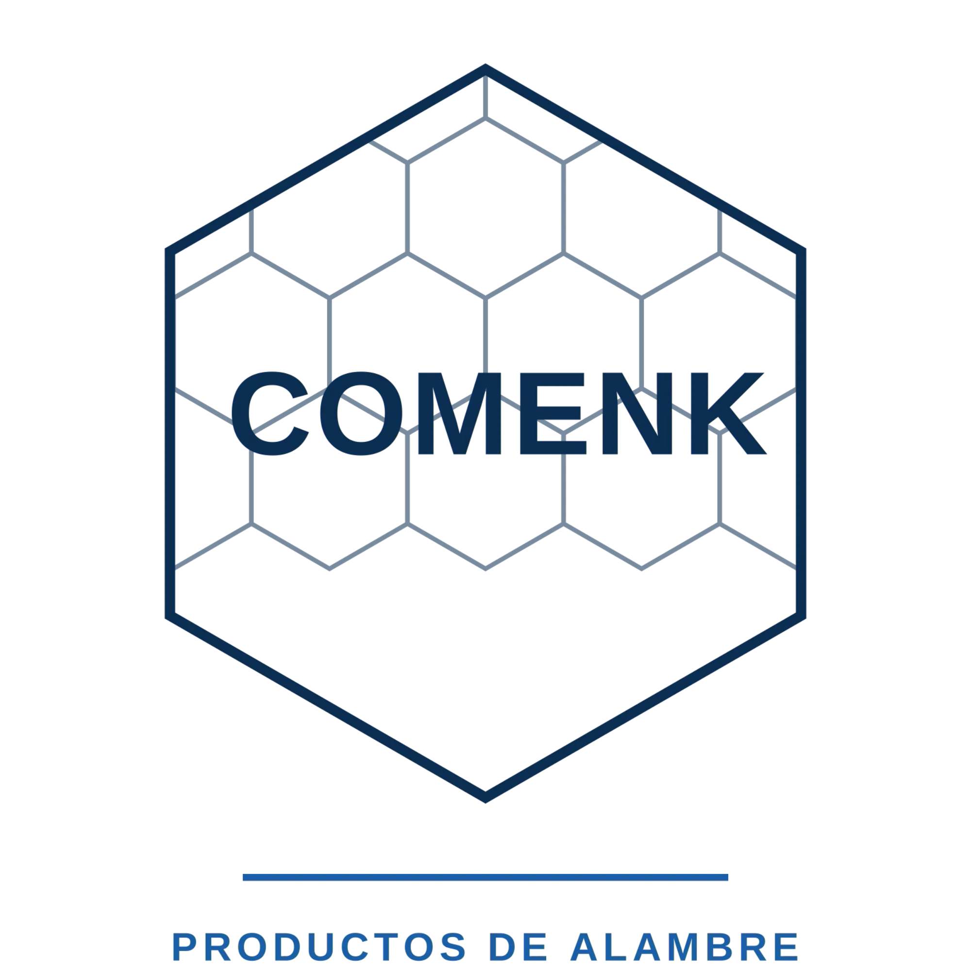 Logotipo de Comenk: Productos de Alambre. Fabricante directo en México.